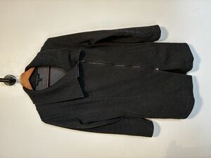 Banana Republic Women's Asymmetrical Zipper Jacket Gray Size M